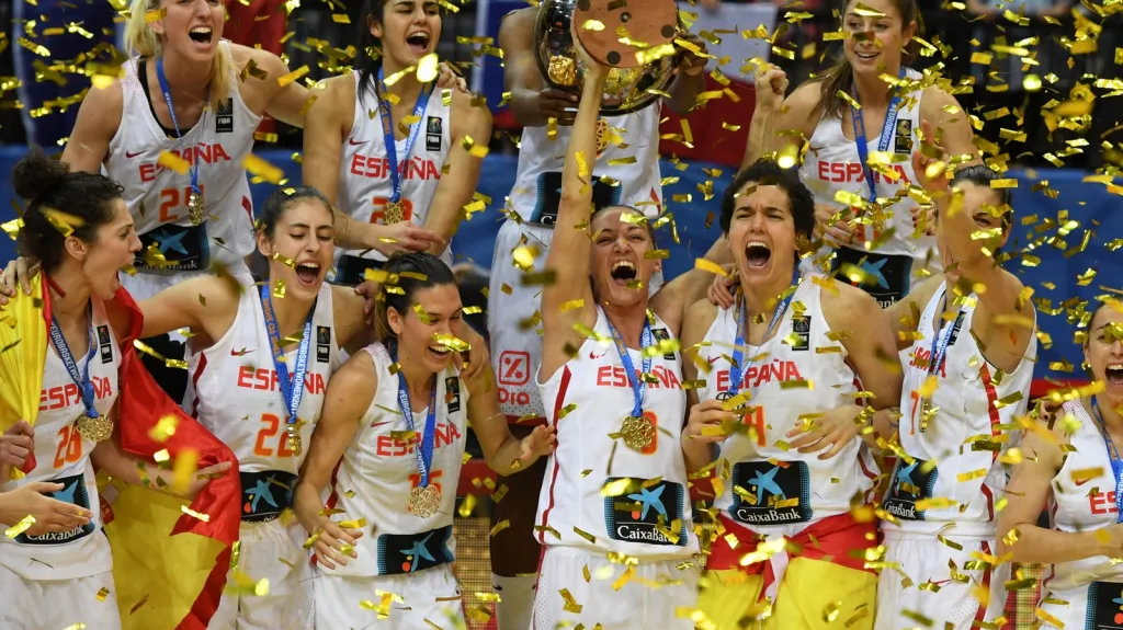 Radost španělských basketbalistek