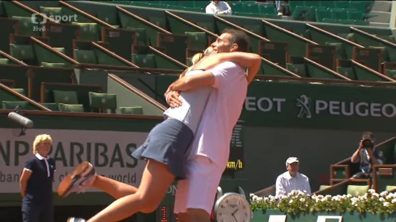 Rozhodující super tie-break finále smíšené čtyřhry