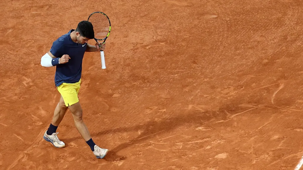 Carloz Alcaraz na Roland Garros