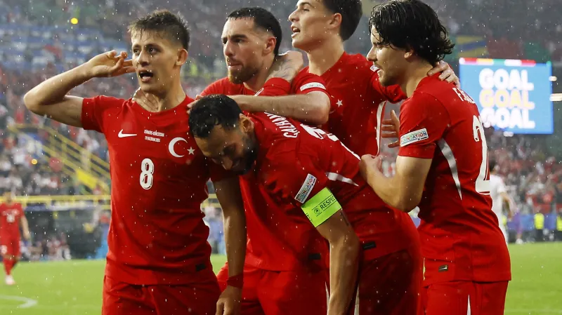 Radost fotbalistů Turecka