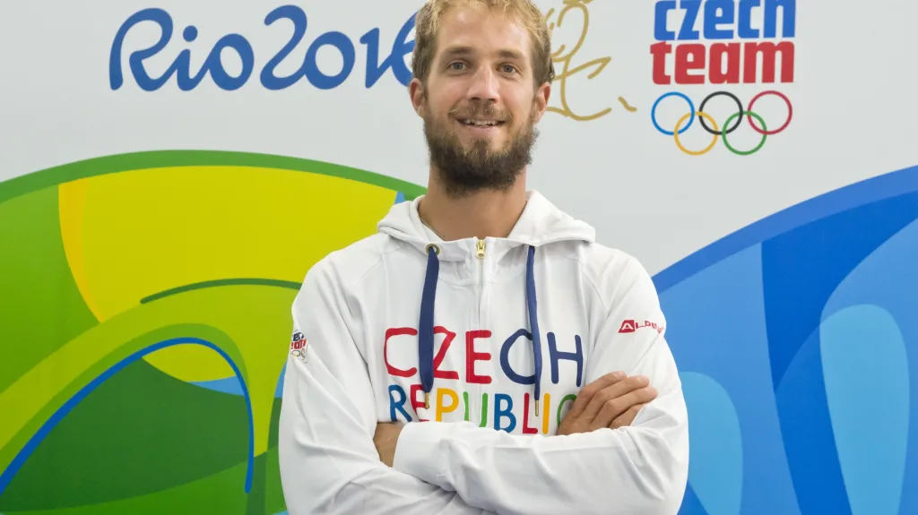 Karel Lavický v dějišti olympijských her