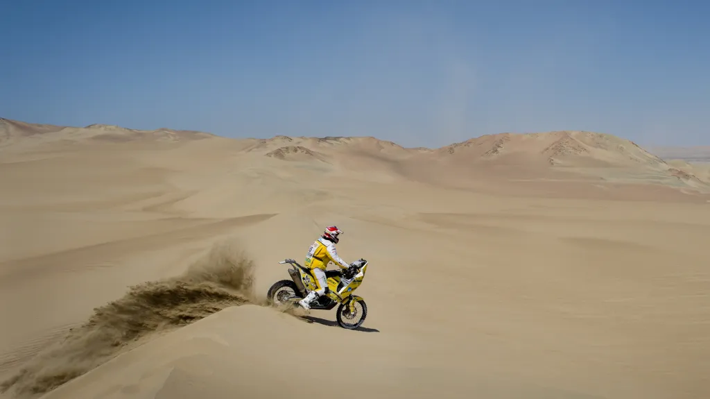 Motocyklista David Pabiška