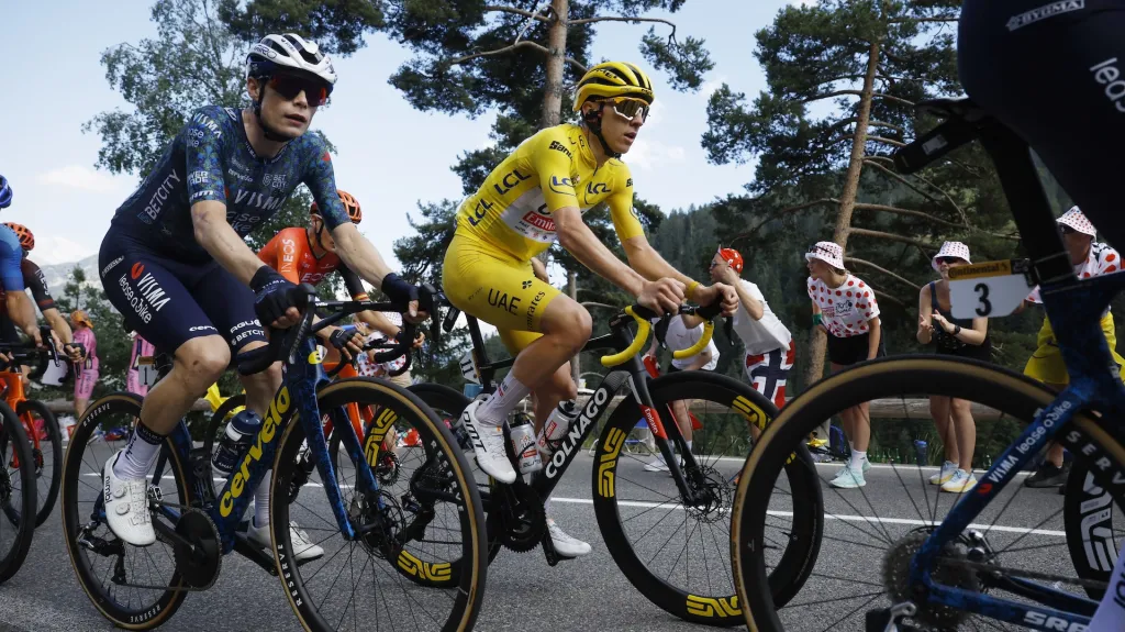 Jonas Vingegaard a Tadej Pogačar