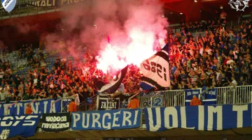 Fanoušci Dinama Záhřeb
