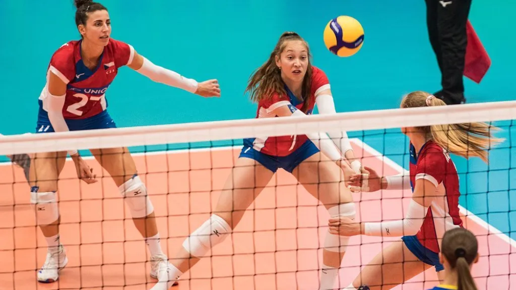 České volejbalistky v akci