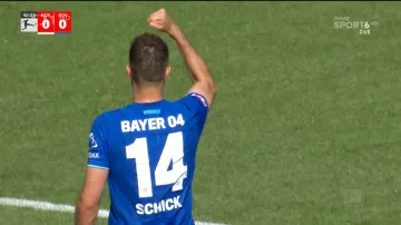 Schick se dvěma góly podepsal pod výhru Leverkusenu nad Kolínem