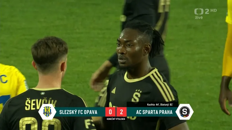 Sestřih utkání Opava – Sparta s ohlasy