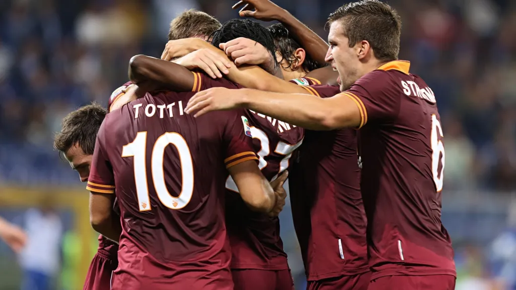 Radost fotbalistů AS Řím