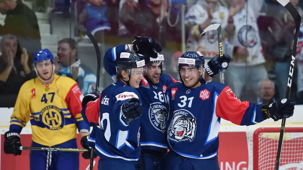 Radost hokejistů Liberce