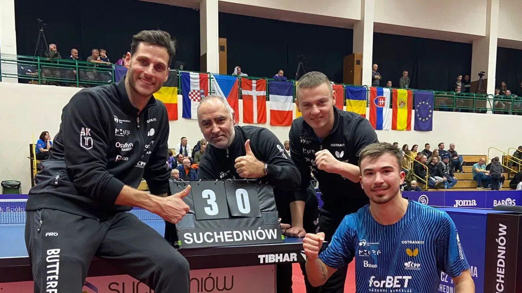 Čeští stolní tenisté v Lize mistrů