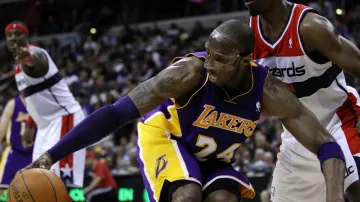 Kobe Bryant v utkání s Washingtonem