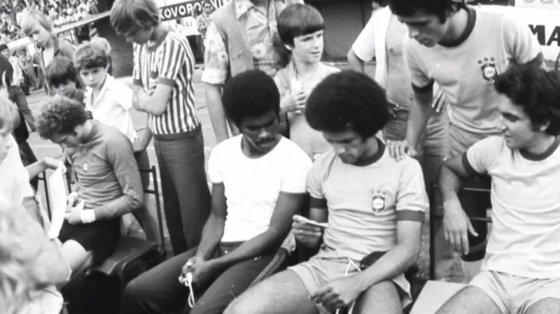 Brazilští fotbalisté na Bazalech