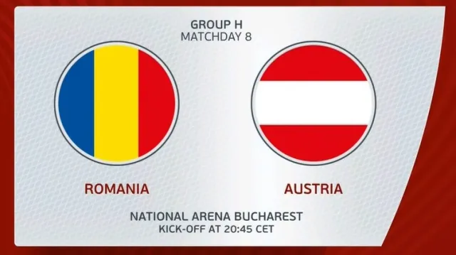 Sestřih utkání Rumunsko – Rakousko
