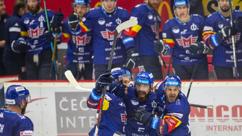 Radost hokejistů Českých Budějovic