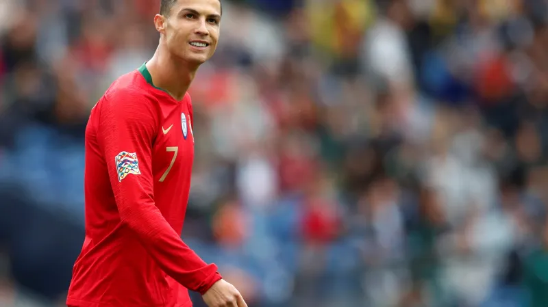 Cristiano Ronaldo v dresu Portugalska v Lize národů