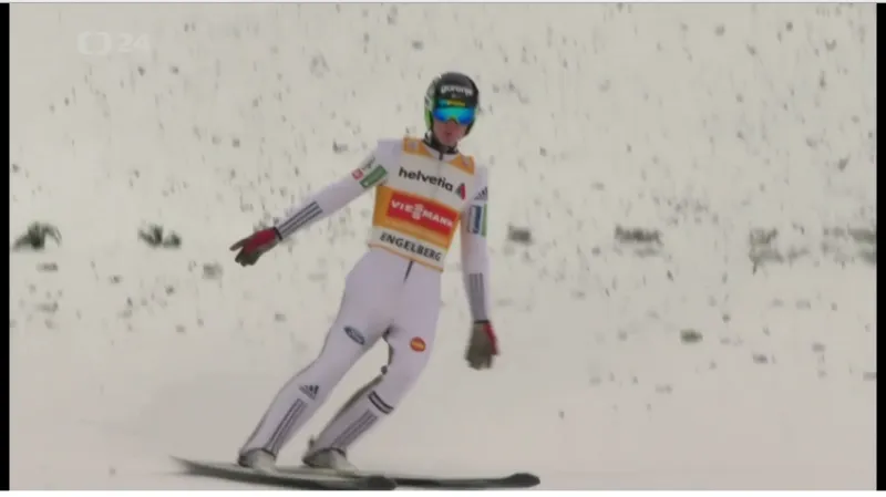 Domen Prevc si v Engelbergu pojistil vedení v SP skokanů