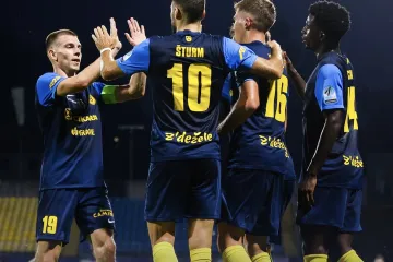 Hráči Celje slaví