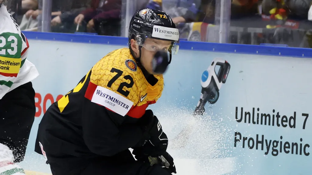 Dominik Kahun v zápase Německa s Maďarskem