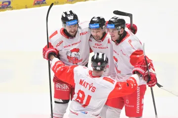 Radost hokejistů Olomouce