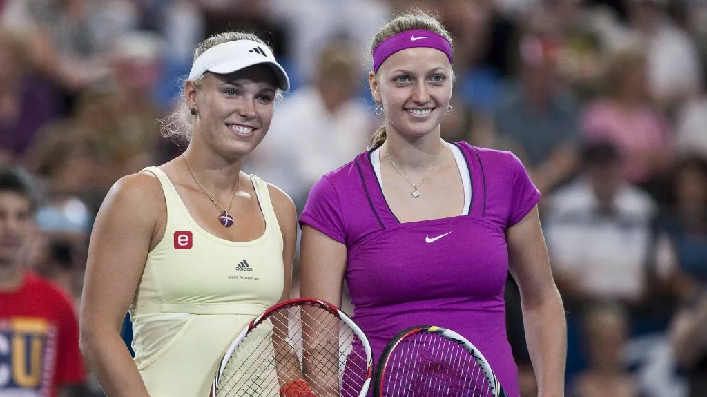 Caroline Wozniacká a Petra Kvitová