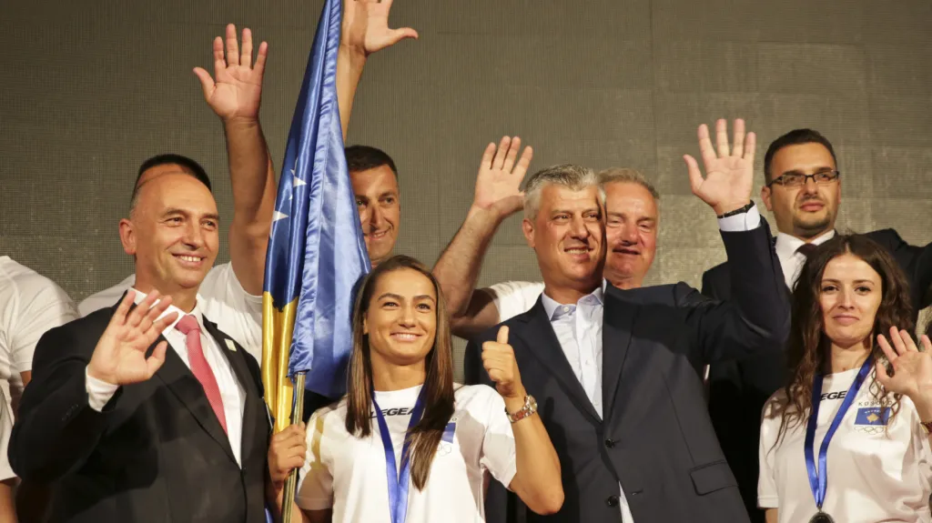 Kosovská výprava před odletem do Ria