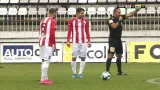 Gól v utkání Žižkov – Dukla: Nešický - 1:0 (8. min.)