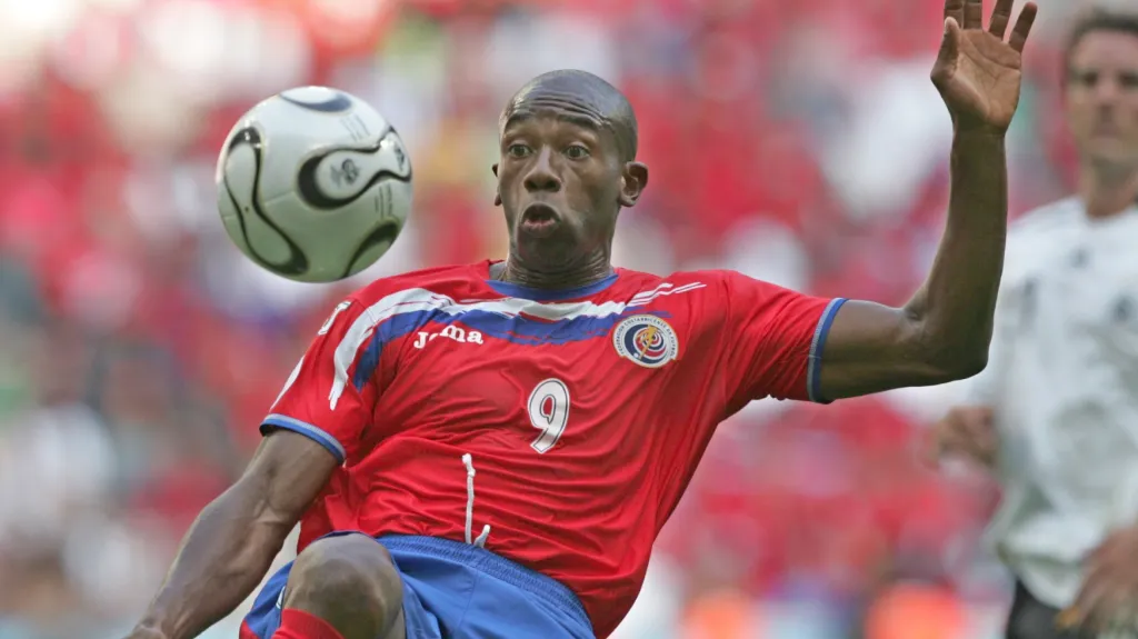 Paul Wanchope v dresu Kostariky na mistrovství světa 2006