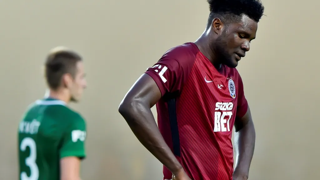 Zklamaný Benjamin Tetteh ze Sparty po utkání s Příbramí
