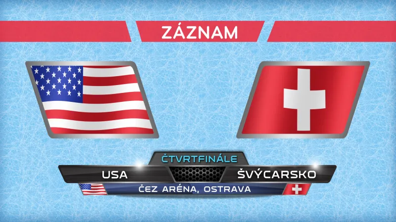 Záznam utkání USA - Švýcarsko