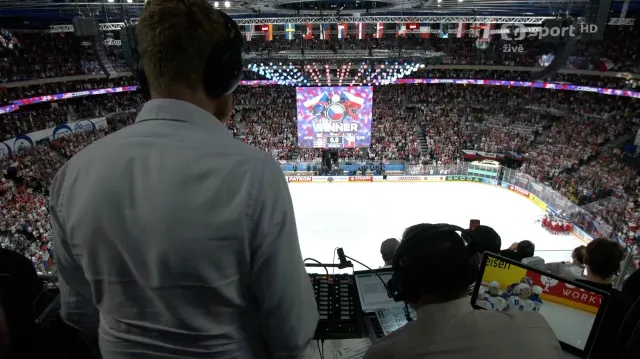 Voráček a jeho už můžu oslava postupu Česka do semifinále