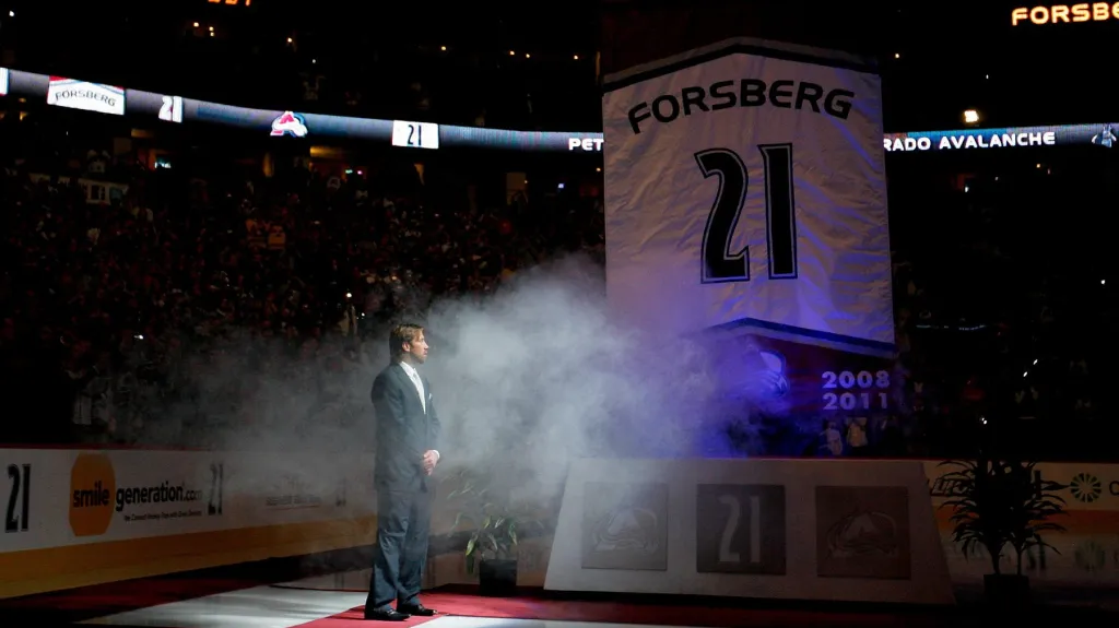 Peter Forsberg se dočkal uznání i v klubu Colorado Avalanche