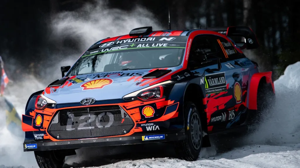 Thierry Neuville na Švédské rallye 