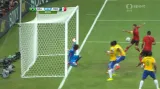 Šance v utkání Brazílie - Mexiko: Největší příležitost kanárků (86. min.)