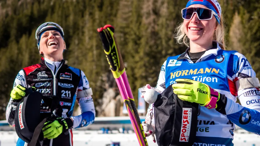 Markéta Davidová (vpravo) a Eva Kristejn Puskarčíková