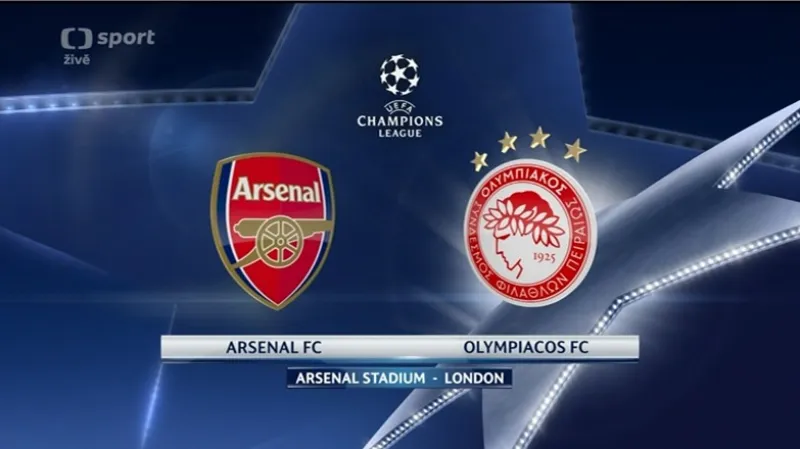 Sestřih utkání Arsenal - Olympiakos