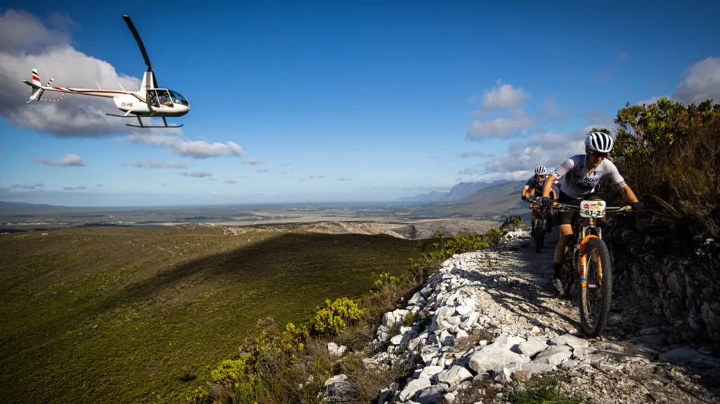 Kateřina Nash na trati Cape Epic