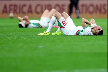 Maročtí fotbalisté po porážce v zápase se Senegalem ve finále mistrovství Afriky