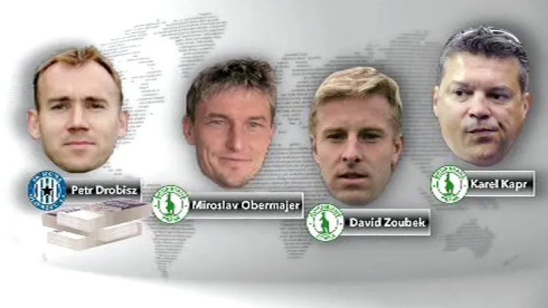 Aktéři údajné korupce v zápasu Olomouc - Bohemians Praha