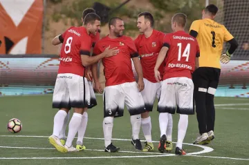 Radost českých fotbalistů