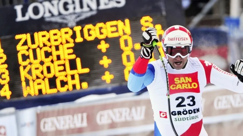 Švýcarský sjezdař Silvan Zurbriggen