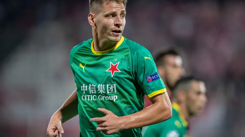 Záložník Slavie Lukáš Masopust