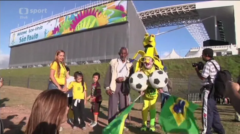 Pozvánka na úvodní utkání MS Brazílie - Chorvatsko