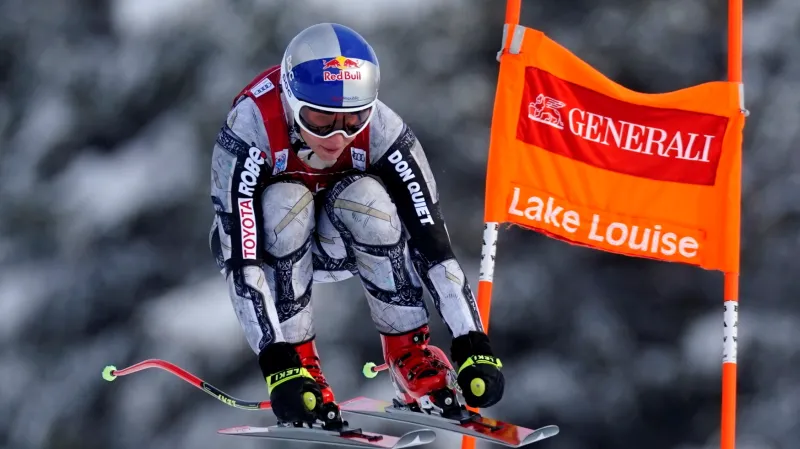 Jízda Ester Ledecké ve druhém sjezdu v Lake Louise
