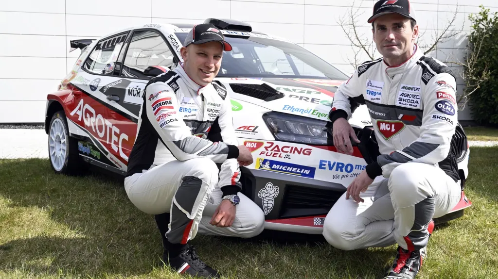 Jan Kopecký s navigátorem Janem Hlouškem