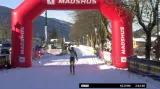 Závěr ženského závodu v Pustertaler Ski Marathonu