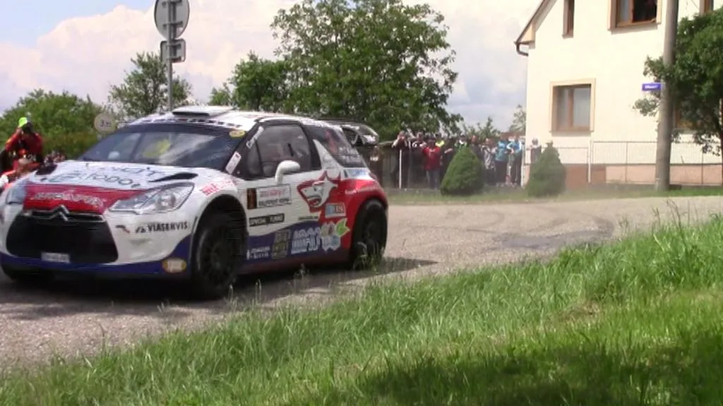 Rallyesprint Kopná ovádl Kostka před Krestou