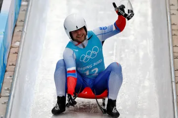 Sáňkař Michael Lejsek na Hrách v Pekingu