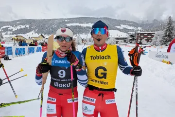 Simona Bubeníčková s trasérem Davidem Šrůtkem