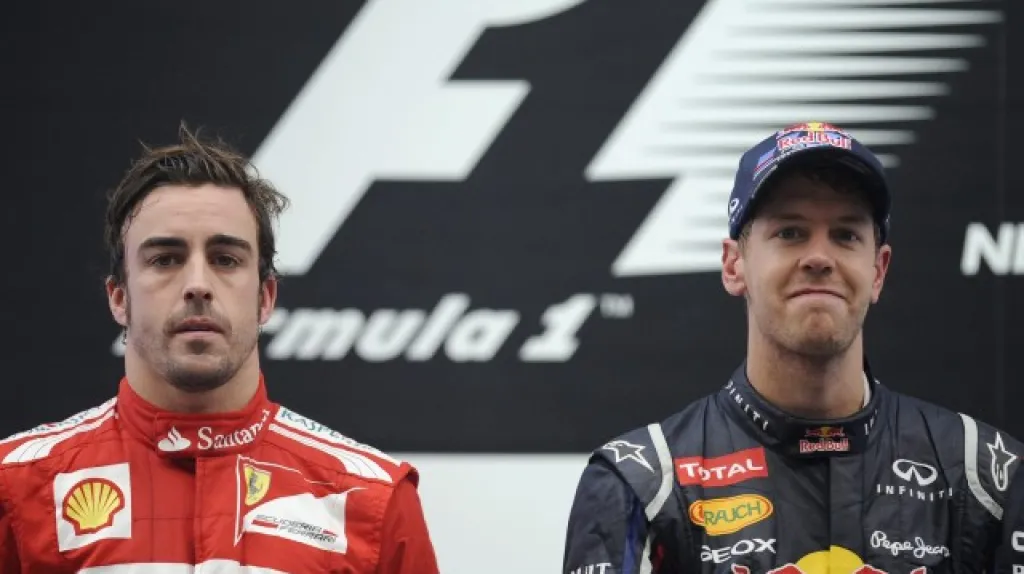 Fernando Alonso a Sebastian Vettel