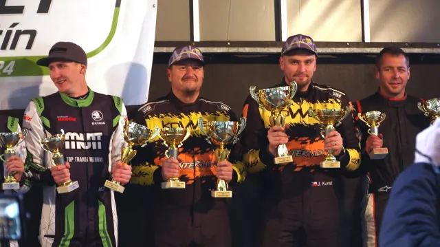 Vítězná posádka Rally Vsetín Martin Vlček a Jakub Kunst: Snažíme se za všech okolností jet naplno